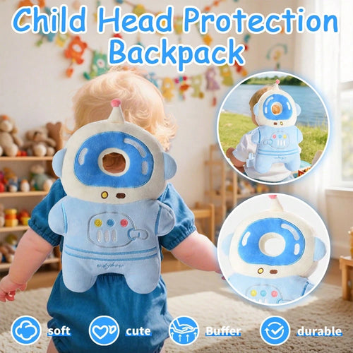 Baby Head Protector Pad Safety Pad For Walking & Crawling,Toddlers Head Safety Adjustable Back-Pack
