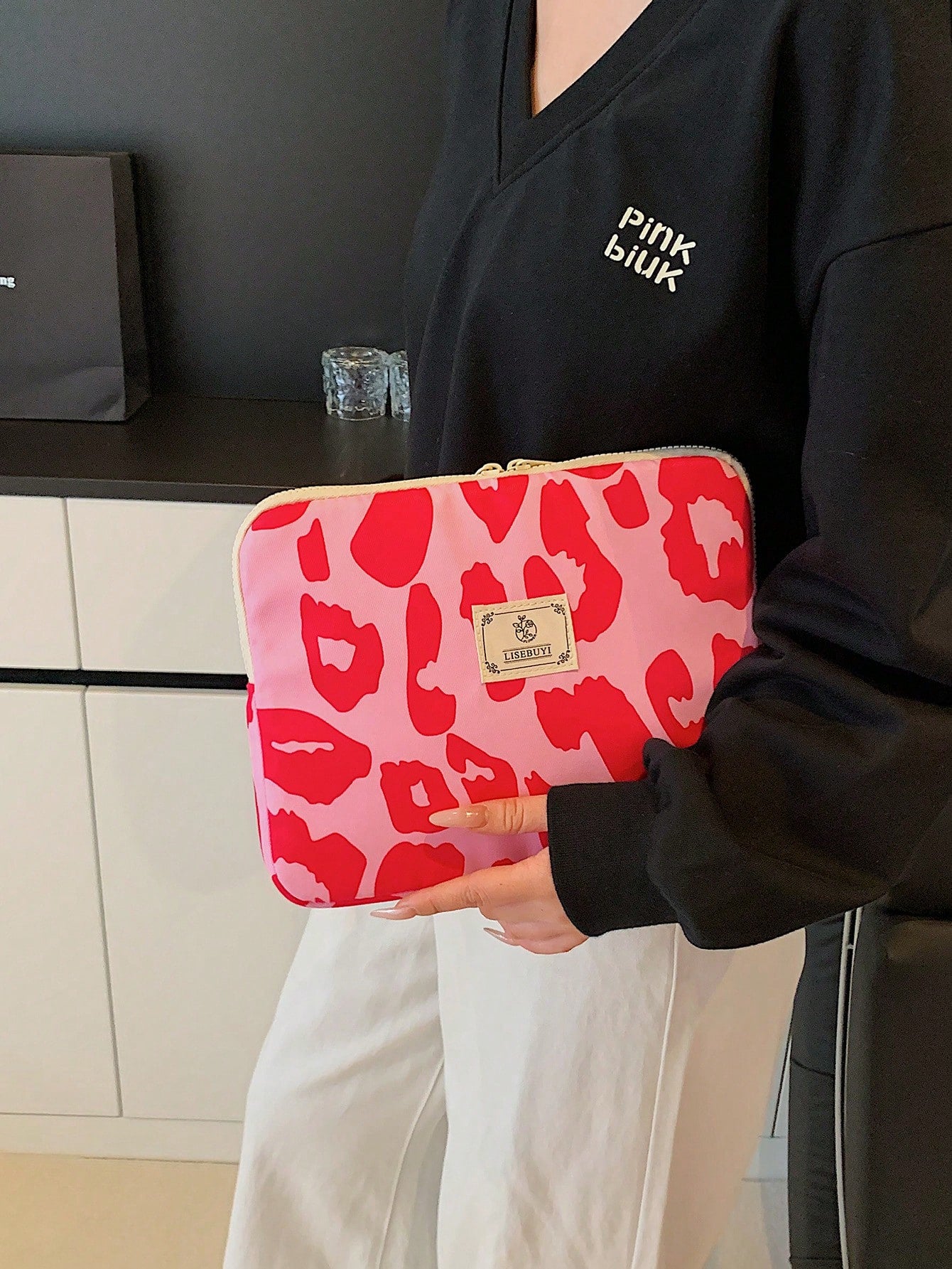 Back To School Water Resistant Laptop Case Printed Protective Case 13/14/15 Inch Notebook & Portable Zipper Cover Laptop Bag For Women Work Bag