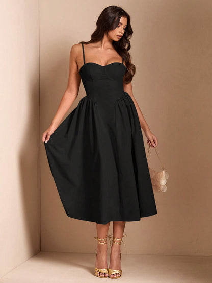 BAE Elegant Women Long Tulle Dress, Suitable For Casual Date, Outing, Nightclub Party, Autumn Season,Summer Dresses For Women
