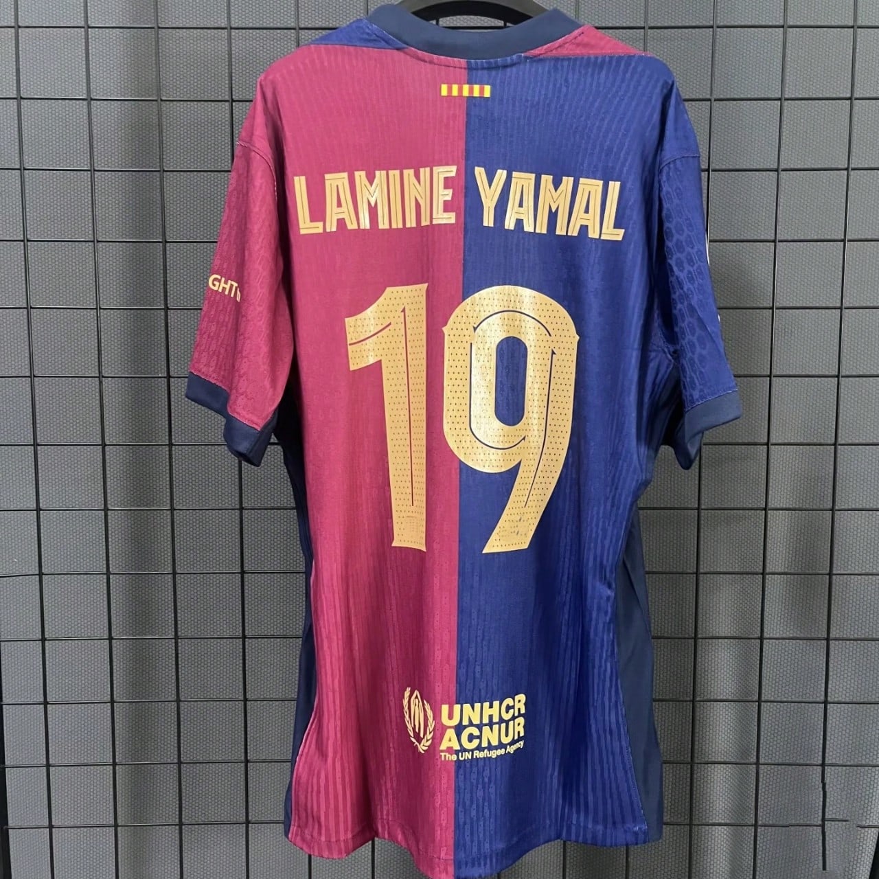 Barce Home Jersey #19 Yamal Soccer Jersey Football Shirt-24/25 Season