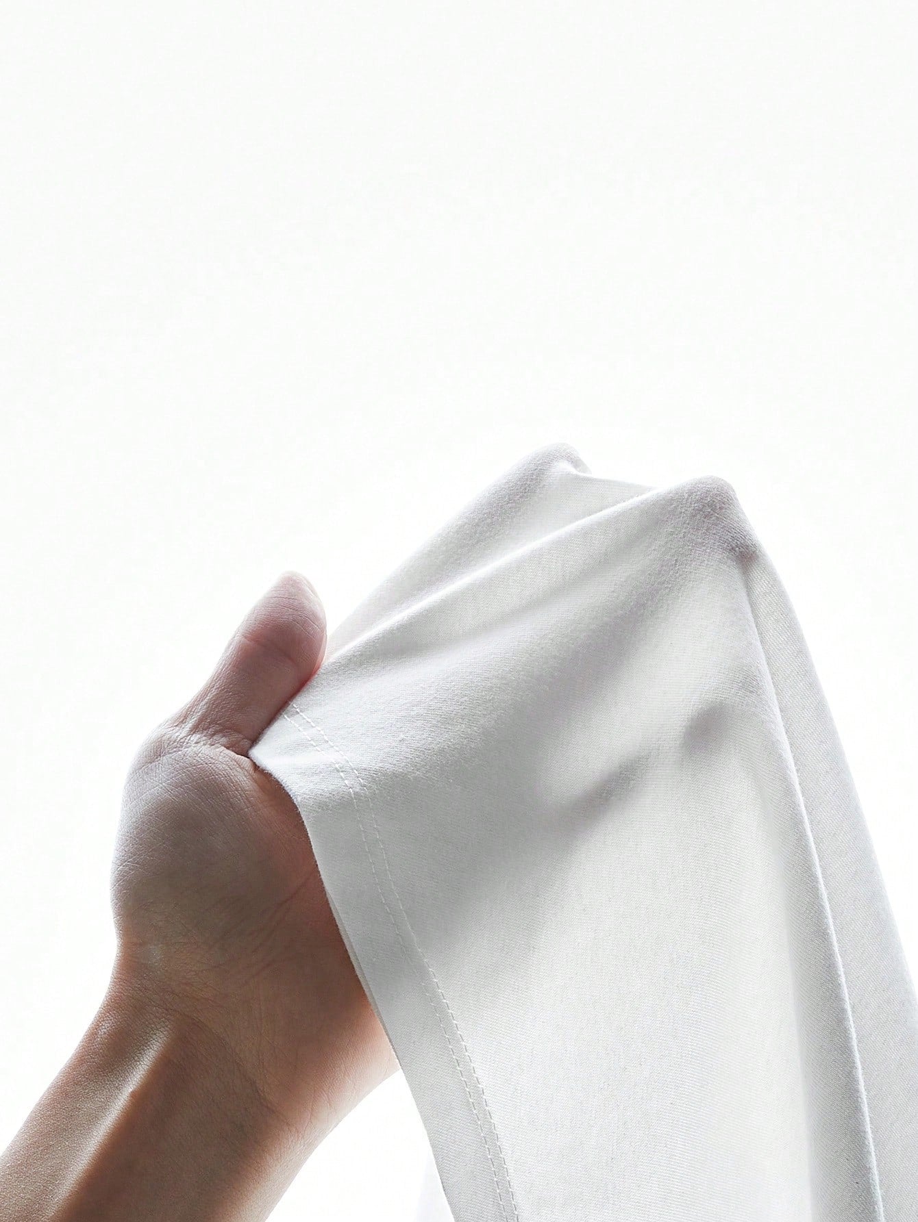 BASICS Plus Solid Slim Tee Summer Top