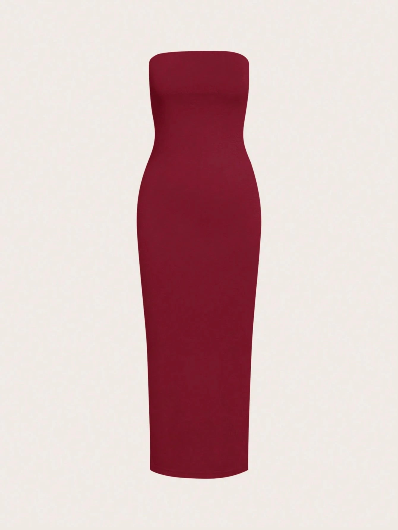 BASICS Women'S Strapless Slim Fit Bodycon Casual Dinner Cotton Dress Summer Dresses For Women