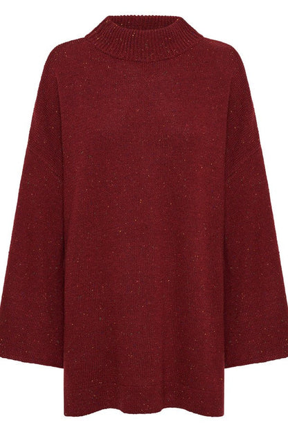 Bea Jumper - Burgundy Speckle - SHOPJAUS - JAUS