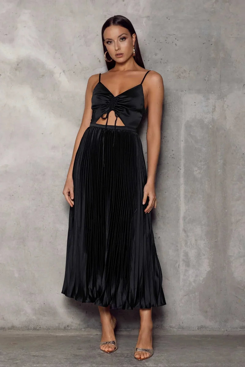 Bianca Dress - Black - JAUS
