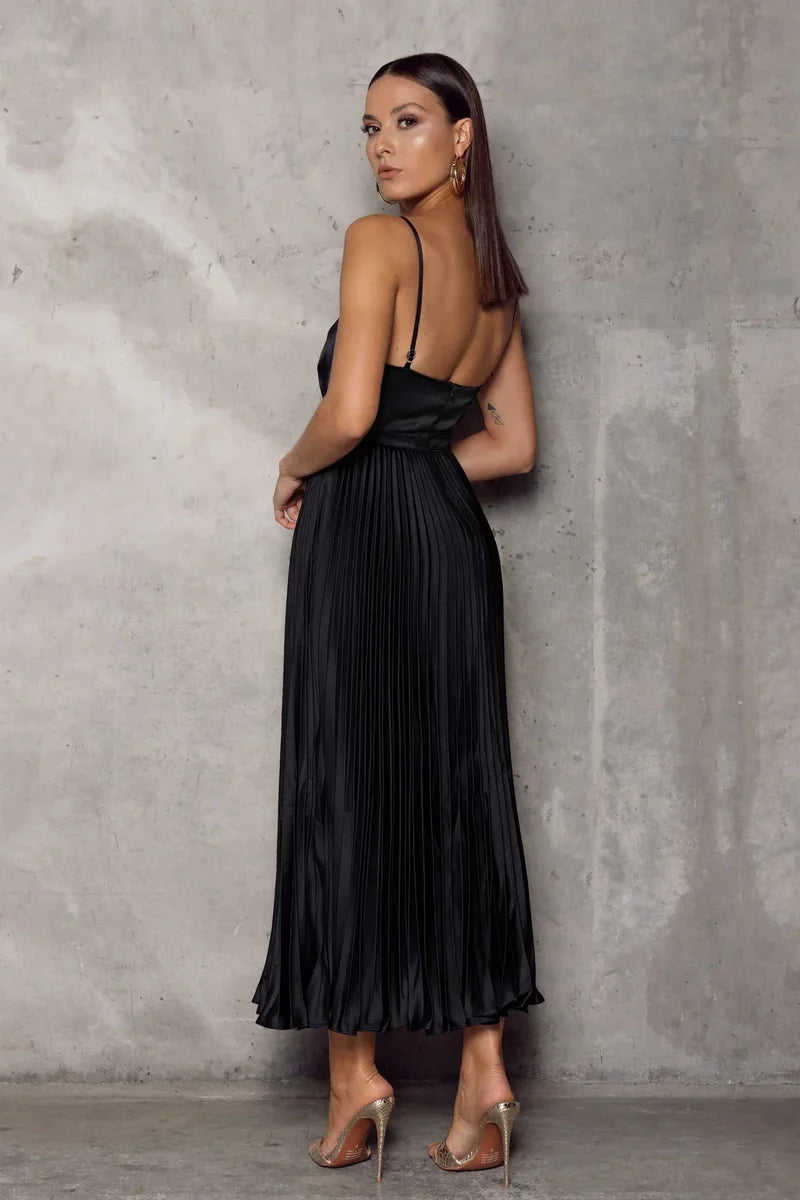 Bianca Dress - Black - JAUS