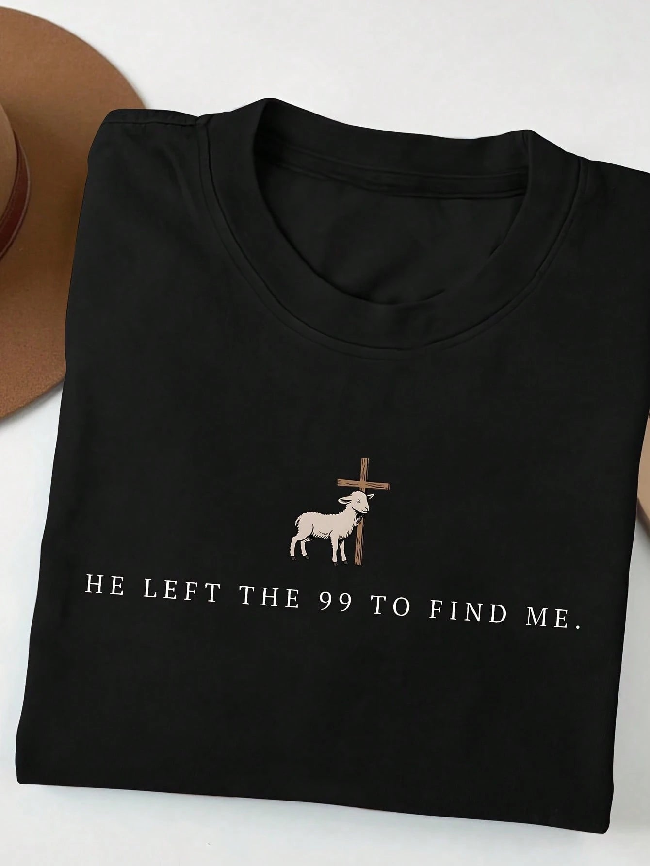 Biblical Quotes Jesus Cross Faith Print T-Shirt Summer Women's Casual Fashion Round Neck T-Shirt 2026