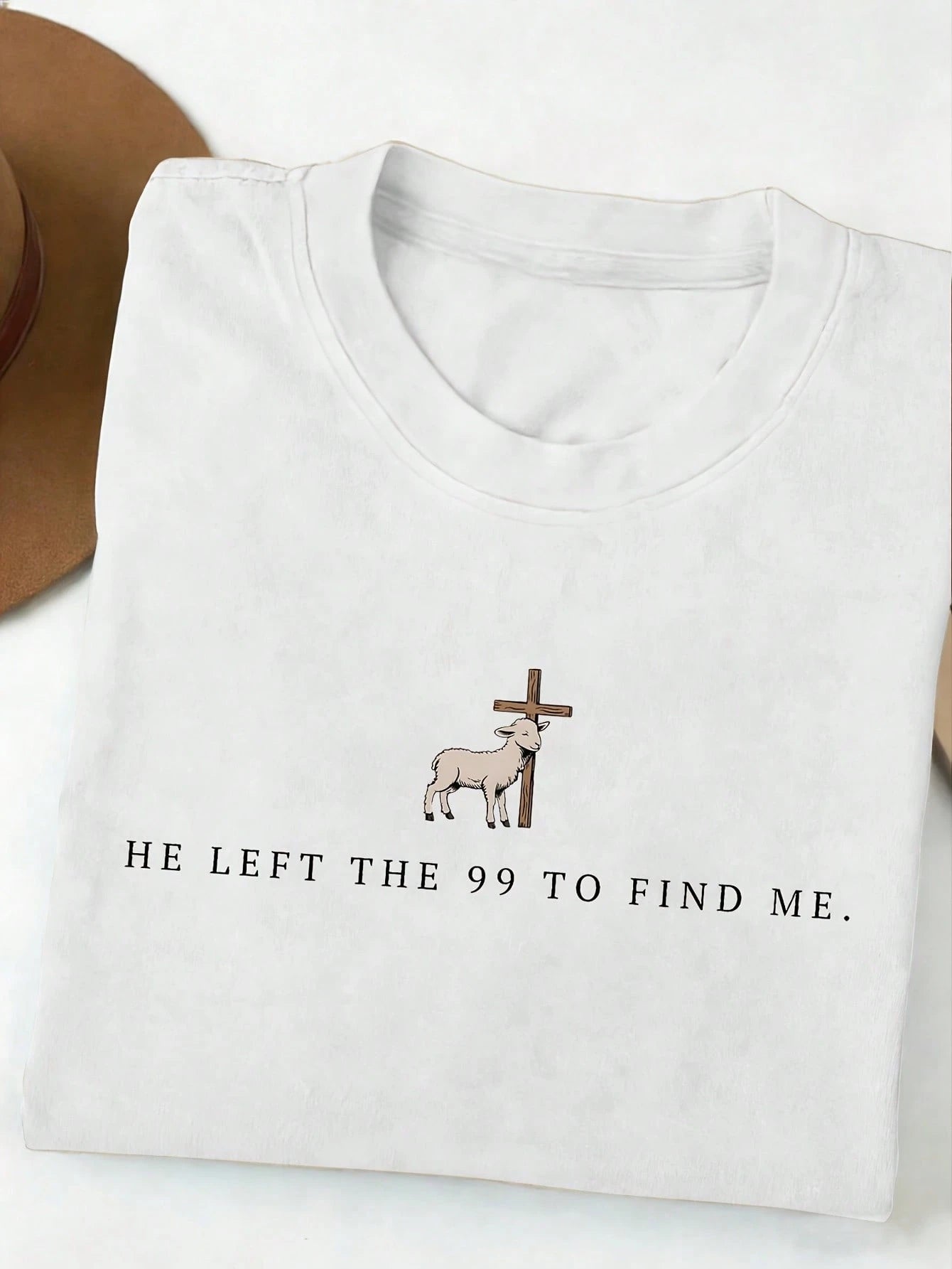 Biblical Quotes Jesus Cross Faith Print T-Shirt Summer Women's Casual Fashion Round Neck T-Shirt 2026