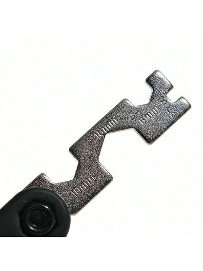 Bicycle Repair Combination Tool Multifunctional Folding Kit Black Bicycle Multifunctional Tool 16-In-1 Folding Repair Kit Black ﻿