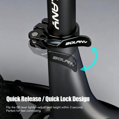 BOALNY BOLANY Bicycle Seatpost Clamp Aluminum Alloy 31.8/34.9mm Quick Release Seat Tube Clamp MTB Accessories And Parts