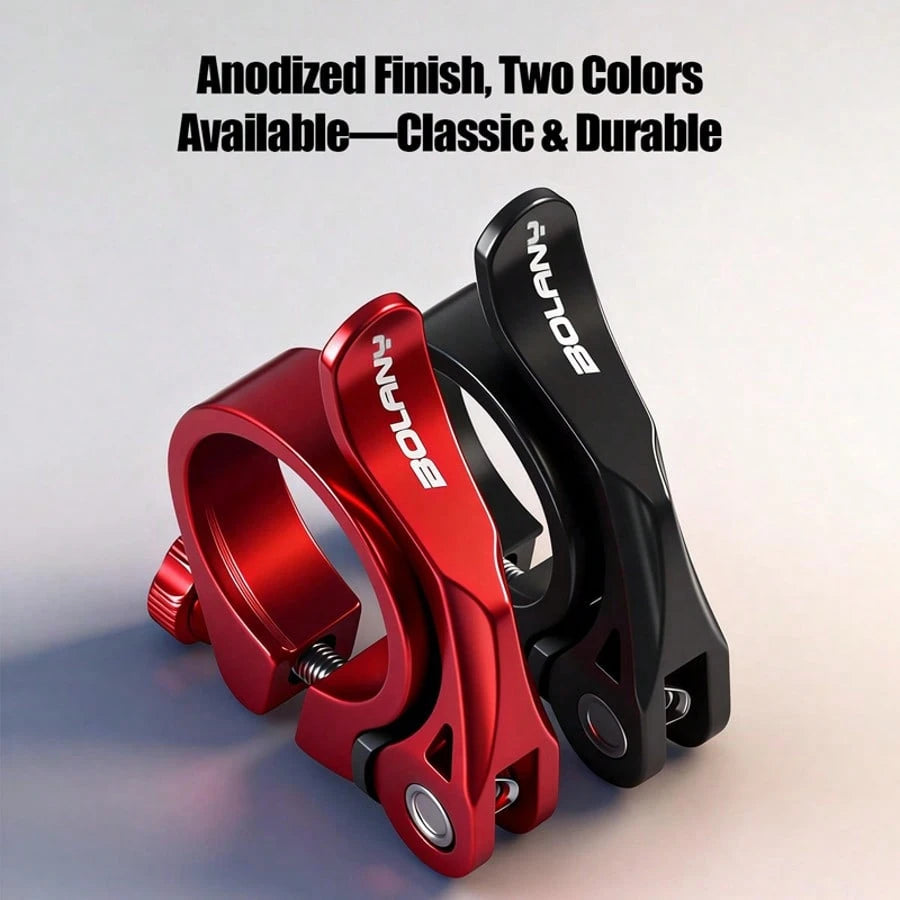 BOALNY BOLANY Bicycle Seatpost Clamp Aluminum Alloy 31.8/34.9mm Quick Release Seat Tube Clamp MTB Accessories And Parts