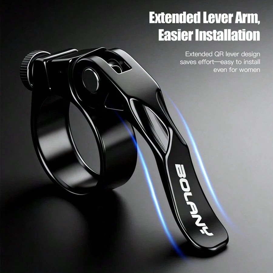 BOALNY BOLANY Bicycle Seatpost Clamp Aluminum Alloy 31.8/34.9mm Quick Release Seat Tube Clamp MTB Accessories And Parts