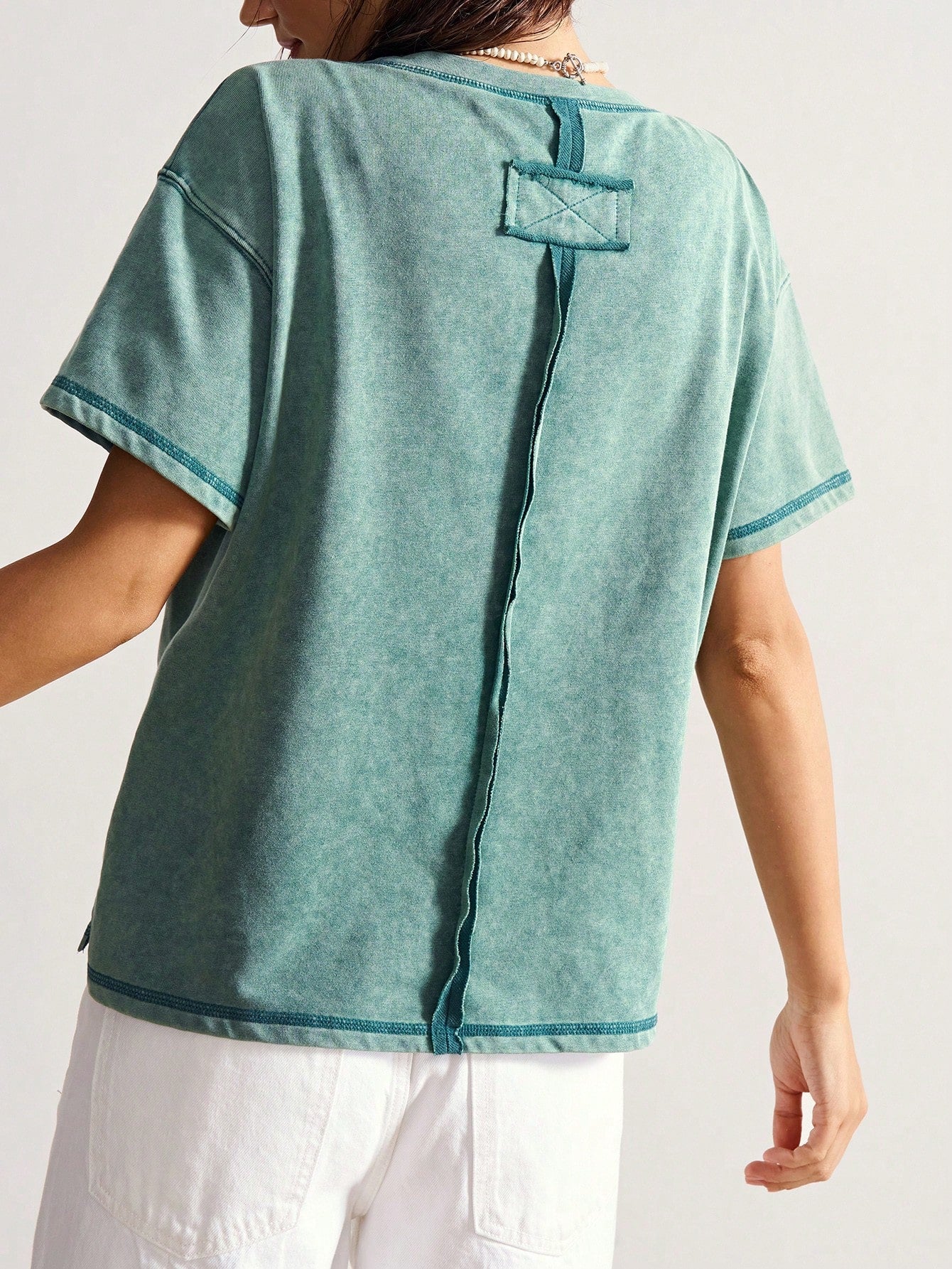 Bohemela Plus Size Women Casual Loose Round Neck Short Sleeve T-Shirt, Summer