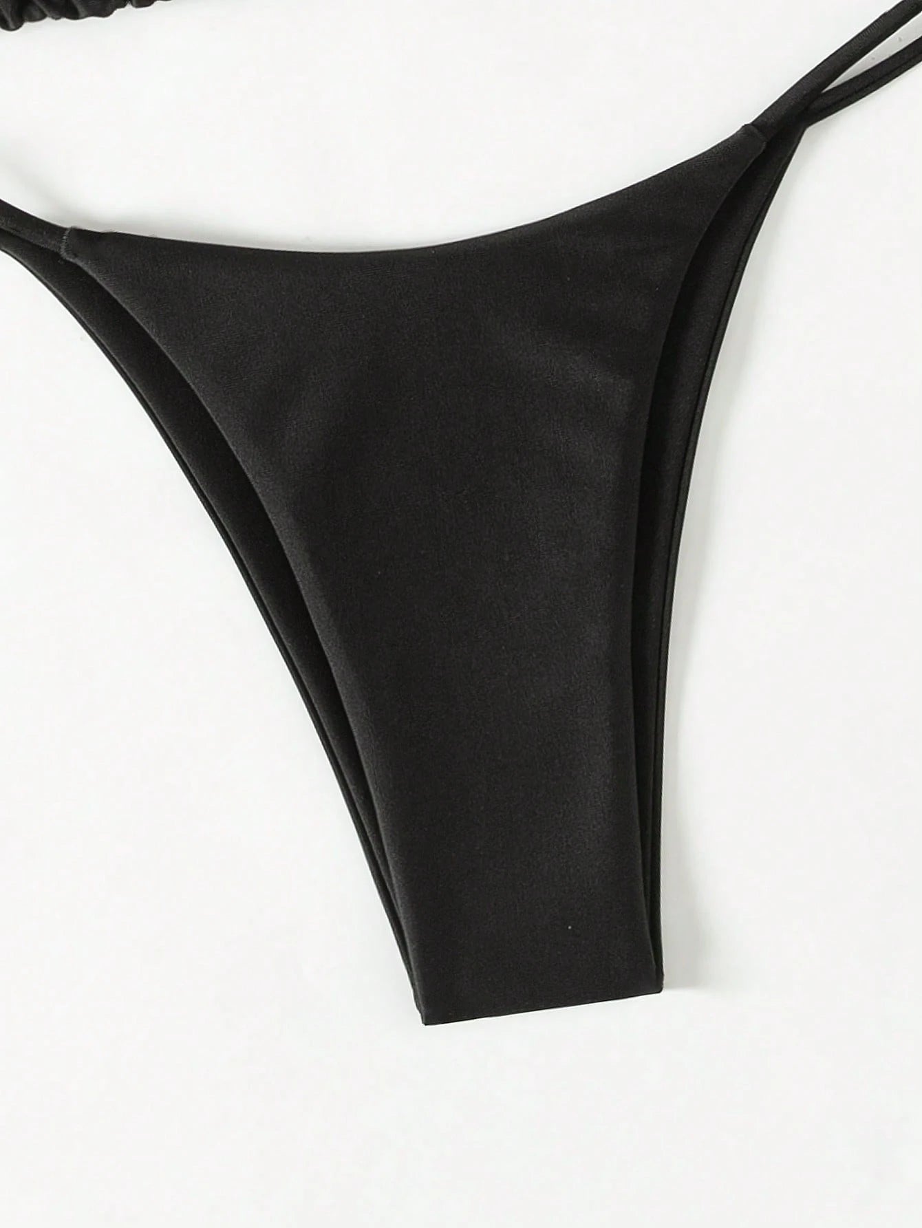 Bonvoyette Women's Solid Color Sexy Bikini Swimsuit Set, Summer Beach