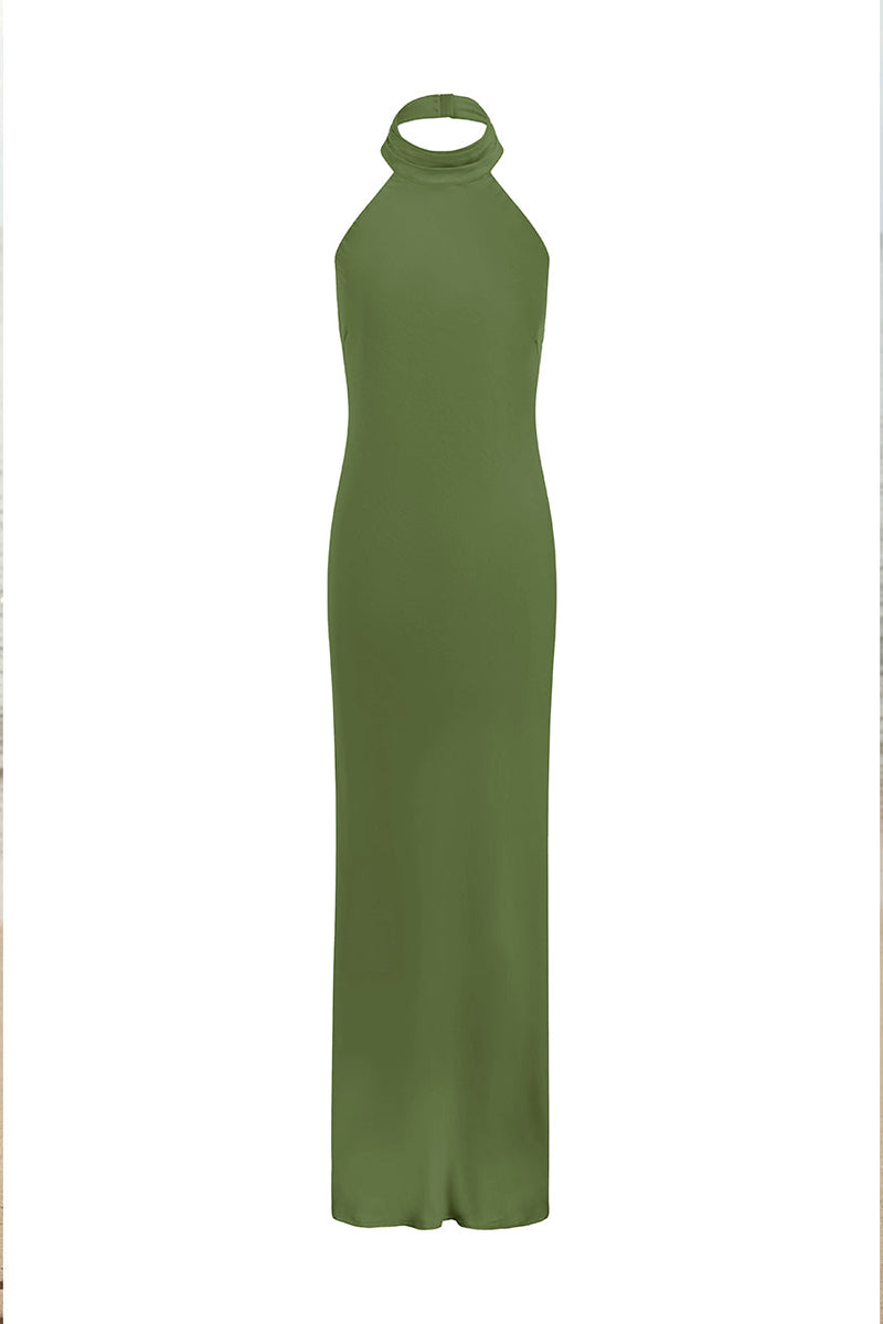 Brigitte Maxi Dress - Olive - SHOPJAUS - JAUS