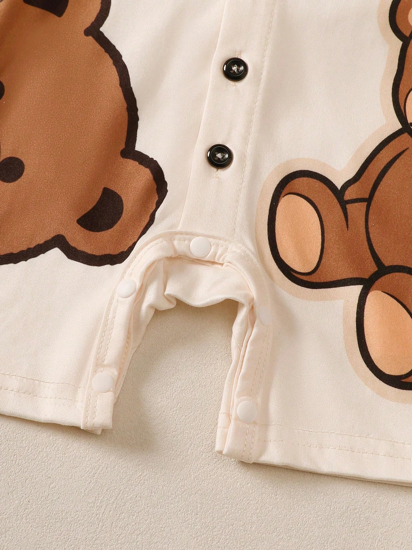 BrownBark Baby Boy Newborn Summer Cute Cartoon Bear Print Short Sleeve Romper, Soft & Comfortable Infant Baby Boy Clothing For Indoor Casual Wear & Outings