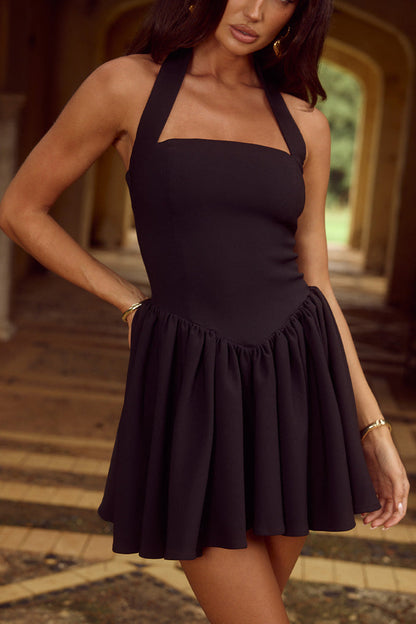 Carmen Mini Dress - Black - SHOPJAUS - JAUS