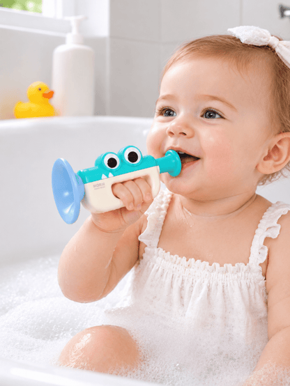 Cartoon Crocodile Horn Toy For Kids,Easy-Grip Handle,Indoor Outdoor Pretend Play Gift,Toddler Toys,Newborn Gifts,Sensory Toys,Travel Toys,Toys For Kid
