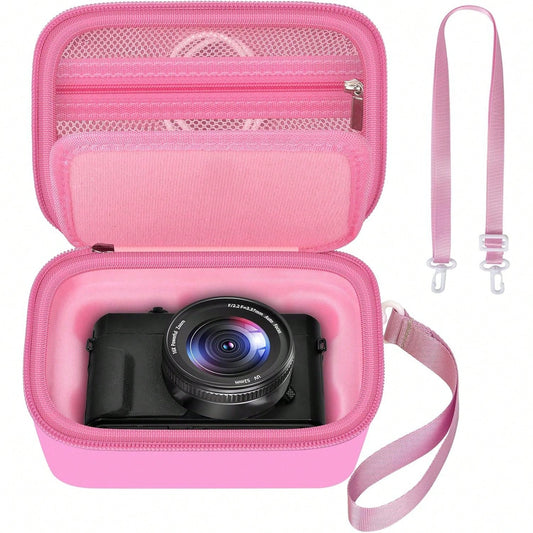 Case For Canon PowerShot G7X Mark/ SX740/SX720 4K Digital Camera, Point And Shoot Vlogging Camera Bag With Padded Divider Holds SD Cards. Strap Is Attached For Travel- Box Only