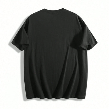 Casual Fashion Fitted Knit Pullover Sweater, Small Heart Print Short Sleeve T-Shirt For Women