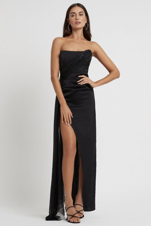 Cecilia Dress - Black - SHOPJAUS - JAUS