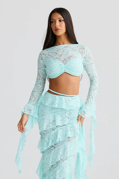 Cecilia Top - Aqua