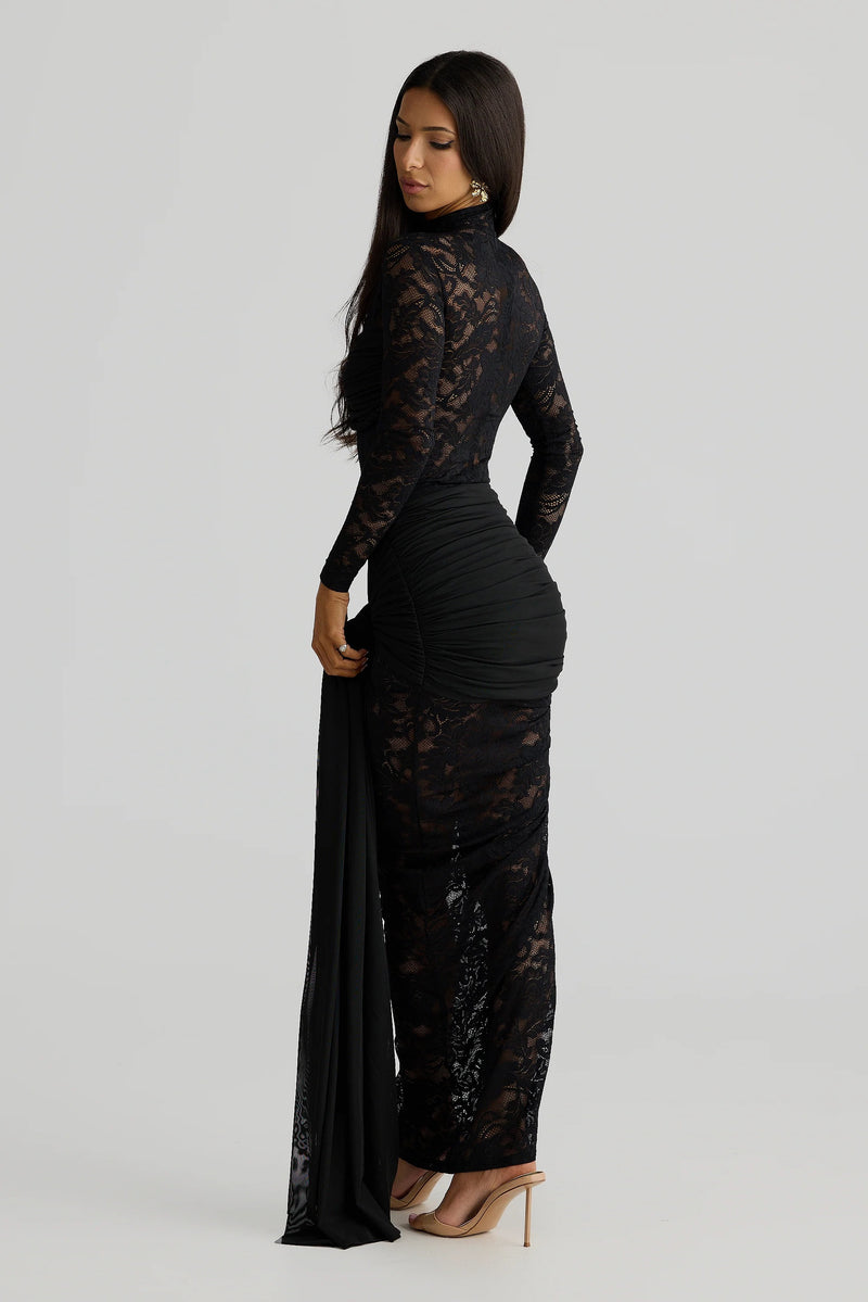 Celeste Skirt - Black Lace