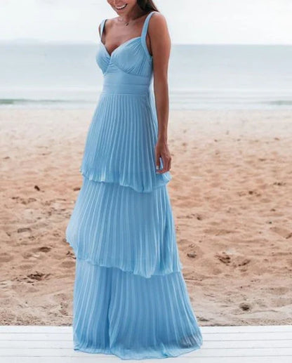 Charming Blue Prom Dress Long Evening Dress,AST1277
