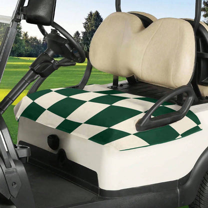 Checkered Golf Cart Seat Covers, 51x31 In Ultra-Soft Golf Cart Seat Towel Blanket, Keeps Seat Cool And Clean