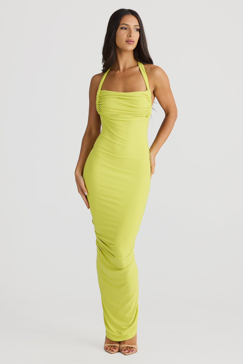 Chloe Dress - Chartreuse - SHOPJAUS - JAUS