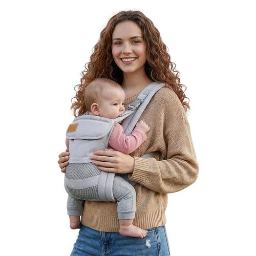 CN. 1PC Baby Carrier Grey/Pink/Black Newborn To Toddler(7-30lbs), Baby Christmas Gift,Toddler Carrier With Adjustable Shoulder Strap, Baby Holder Carrier