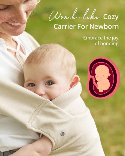 CN. 1PC Baby Carrier Grey/Pink/Black Newborn To Toddler(7-30lbs), Baby Christmas Gift,Toddler Carrier With Adjustable Shoulder Strap, Baby Holder Carrier