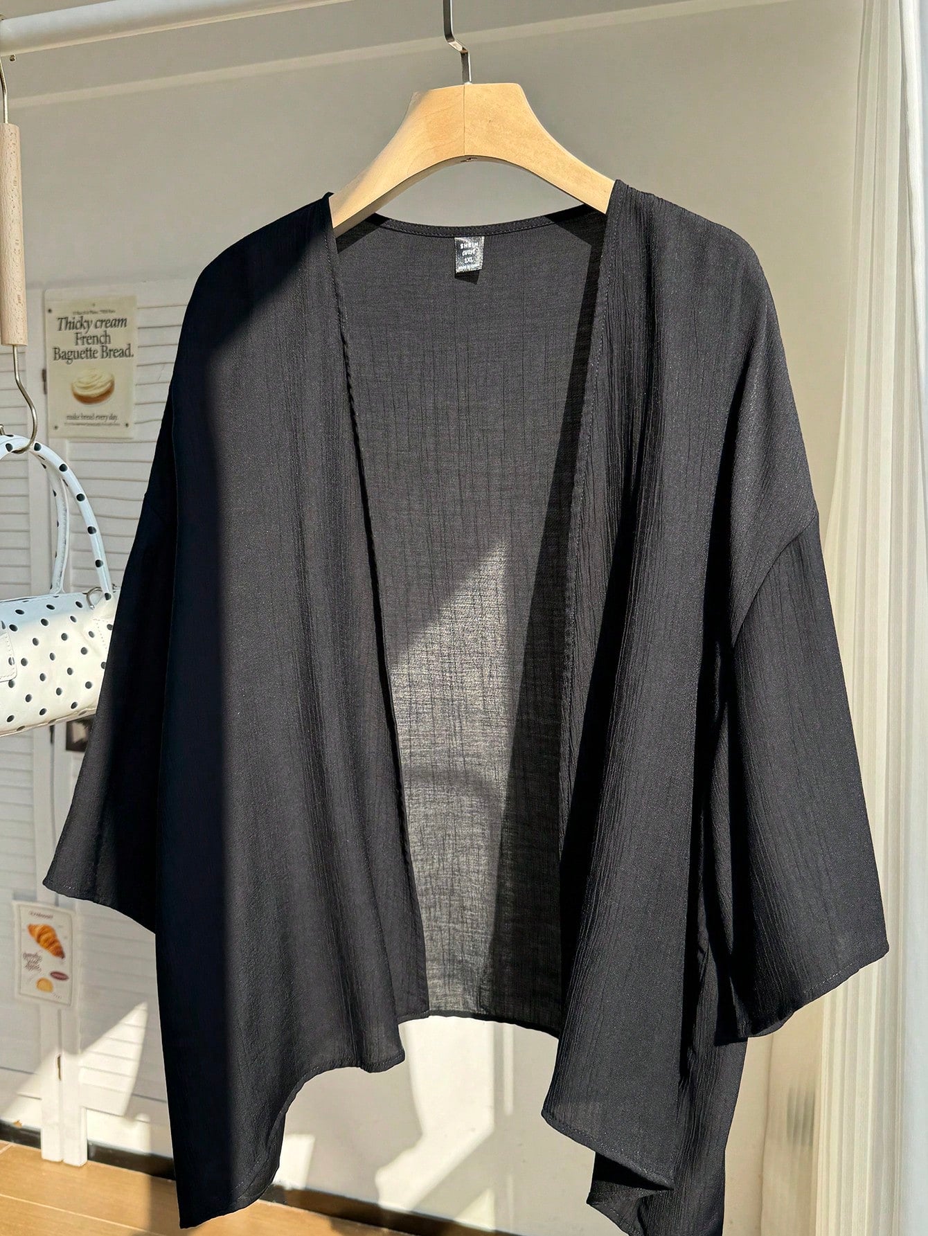 Comfortcana Summer Short Thin Lightweight Textured Plus Size Short Jacket