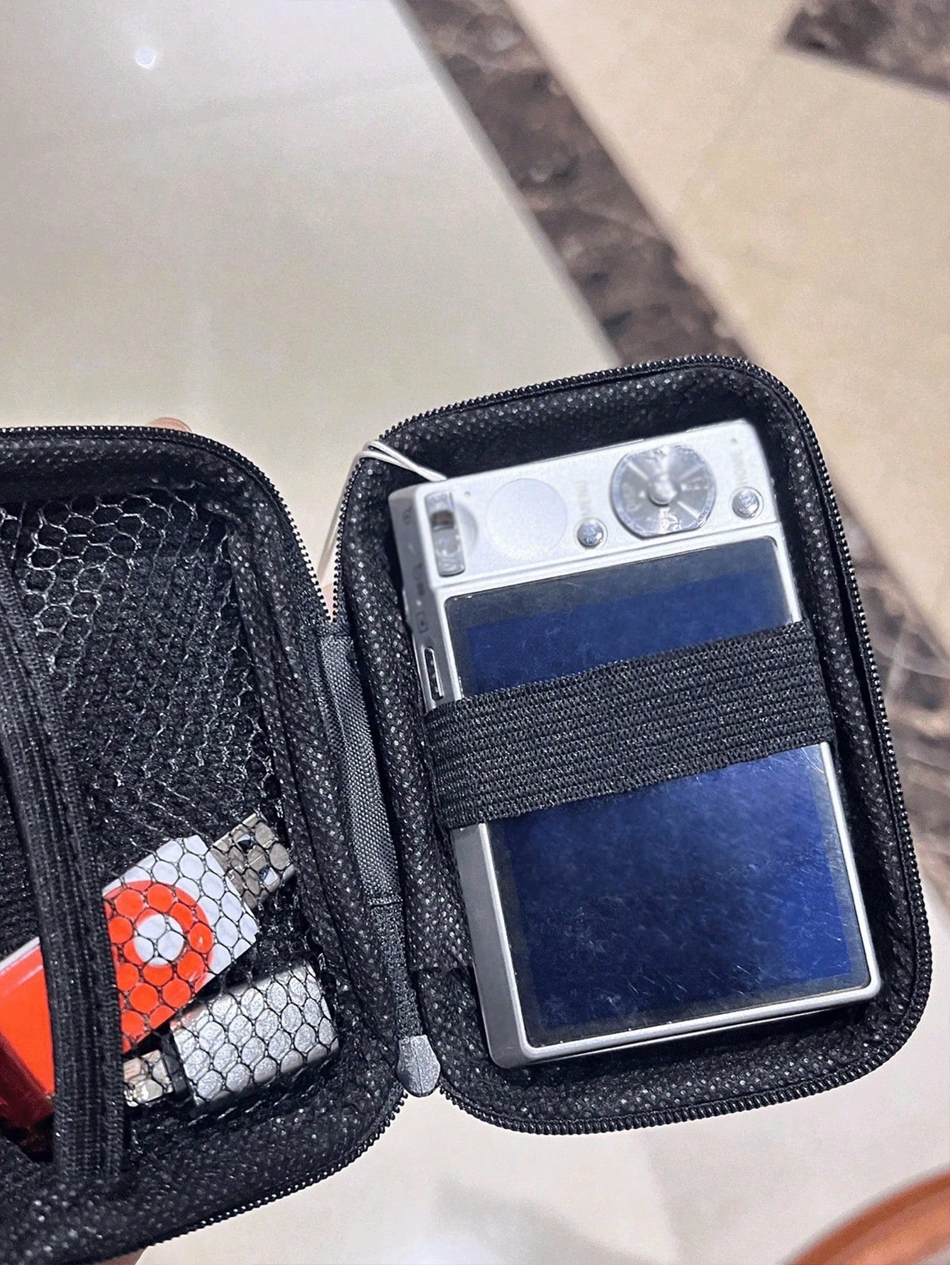 Compact, Waterproof CCD Camera Protective Case- Ideal For Outdoor Photography Enthusiasts And Travelers. Charger Storage Bag, Essential Digital Organizer, Data Cable And Camera Bag, Power Bank Protec