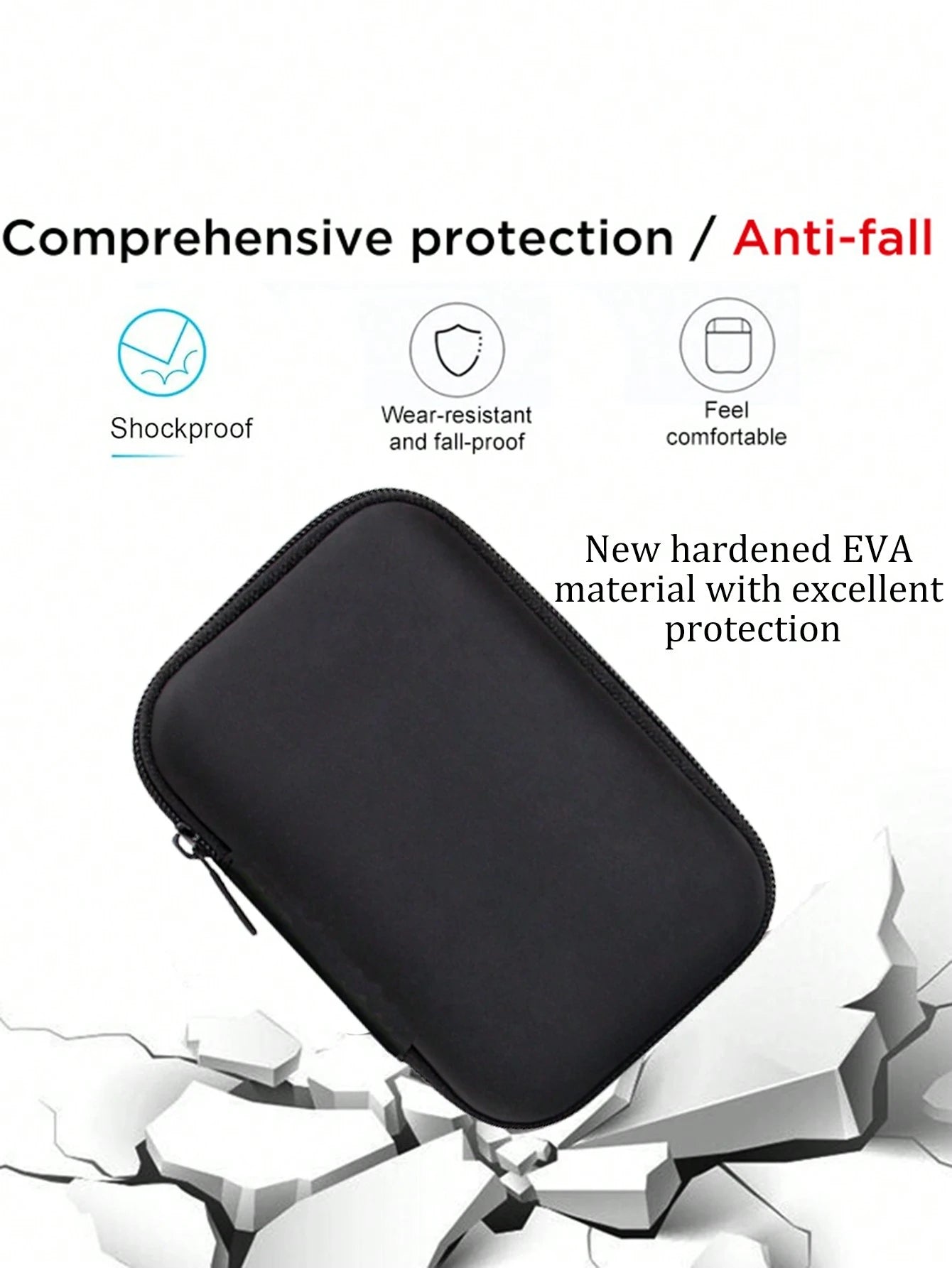 Compact, Waterproof CCD Camera Protective Case- Ideal For Outdoor Photography Enthusiasts And Travelers. Charger Storage Bag, Essential Digital Organizer, Data Cable And Camera Bag, Power Bank Protec