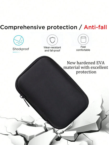 Compact, Waterproof CCD Camera Protective Case- Ideal For Outdoor Photography Enthusiasts And Travelers. Charger Storage Bag, Essential Digital Organizer, Data Cable And Camera Bag, Power Bank Protec