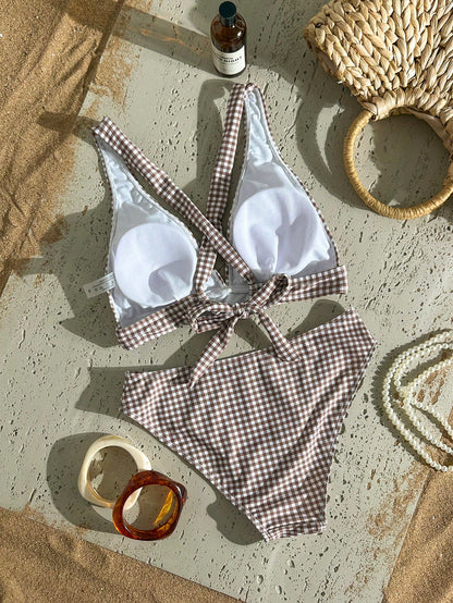 Costavie 2026 Spring/Summer Korean Style Minimalist Separates Bikini, Gathering Uplift High-End Swimwear For Women