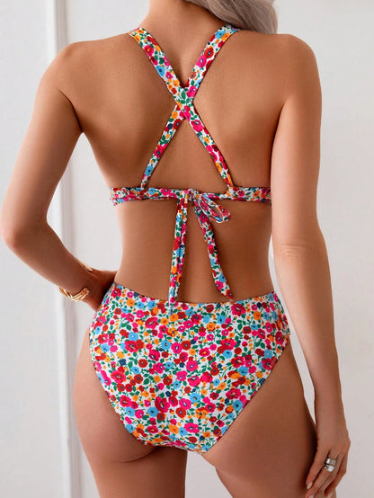 Costavie 2026 Spring/Summer Korean Style Minimalist Separates Bikini, Gathering Uplift High-End Swimwear For Women