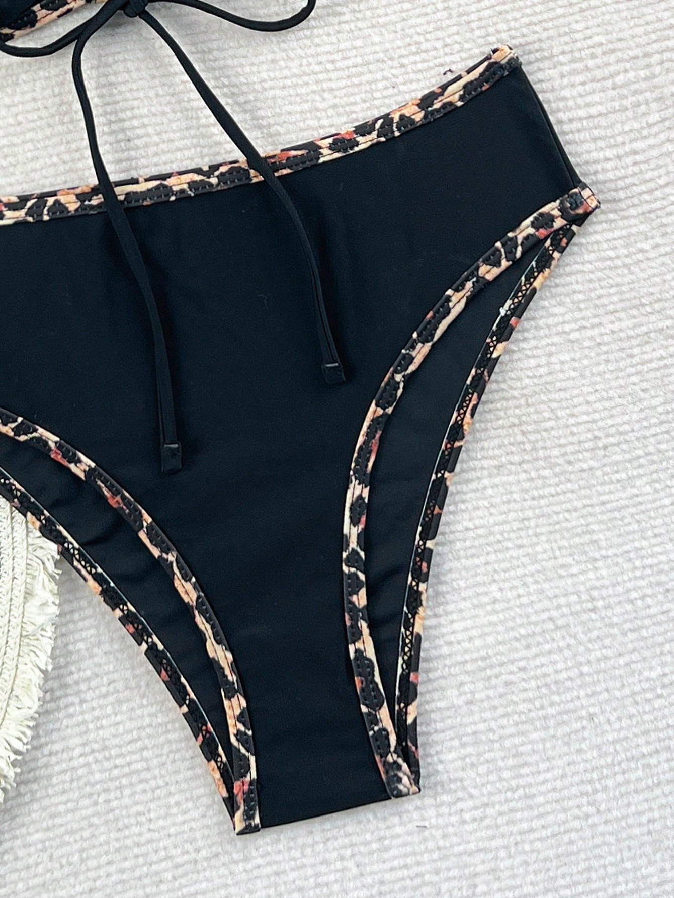 Costavie Springbreak Women Halter Front Tie Bikini Set, Fashion Beachwear Bikini Set Outfits For Summer