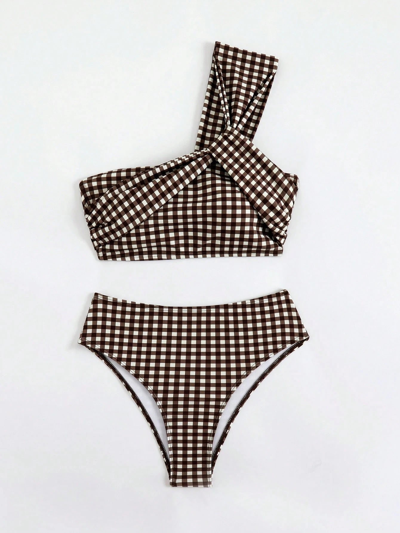 Costavie Women's Vacation Beach Plaid Swimsuit Set