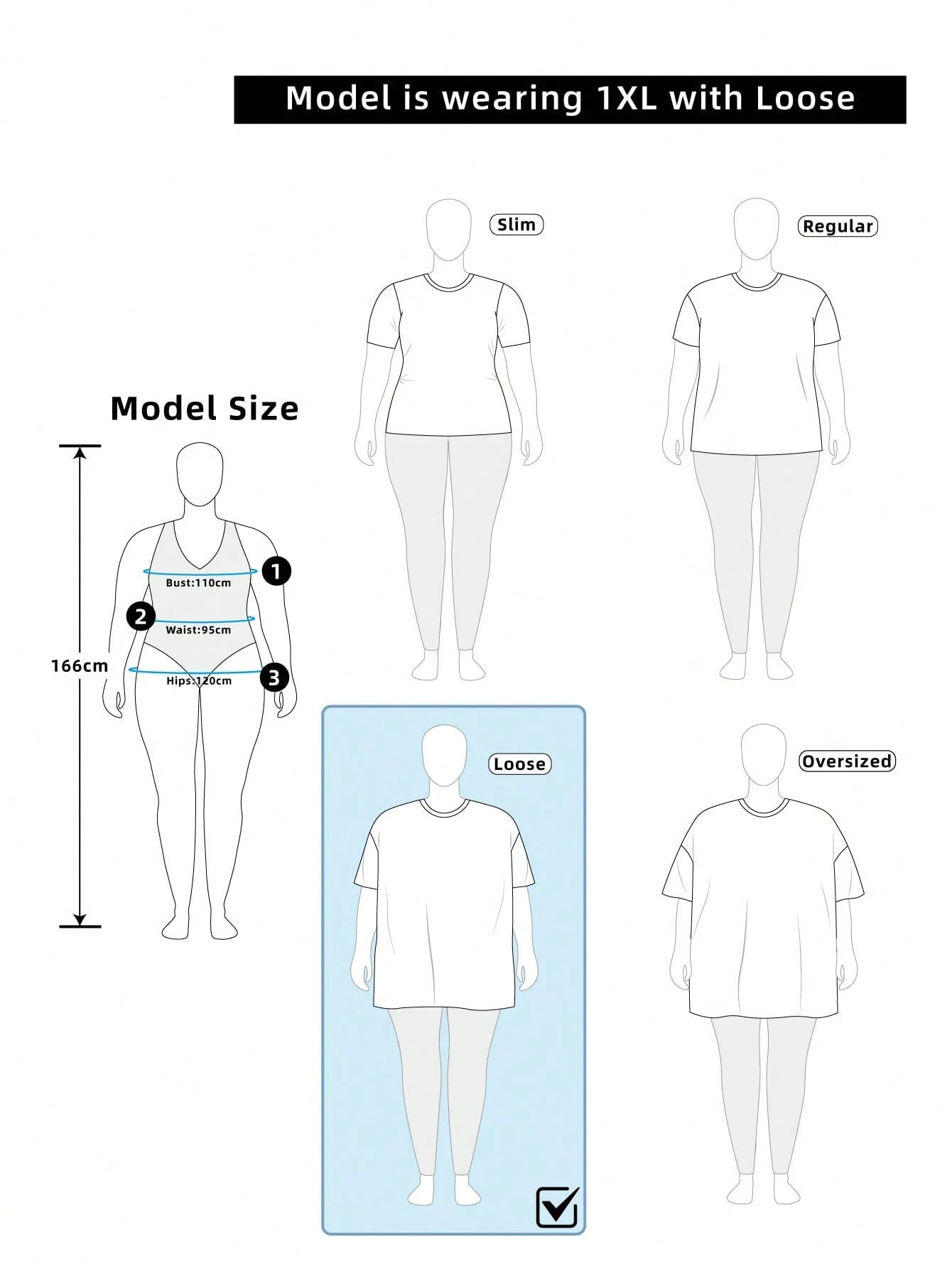 CosyJoli Plus Size Women's Cute Doll Style Top, Multi-Layer Hem Casual Wear, Black Snow-Wash Top, Washed T-Shirt, Summer Casual Wear, Cute Women's Clothing