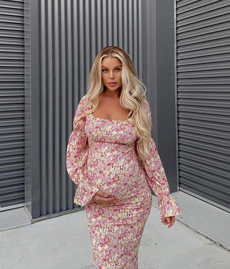 Courtney Dress - Sunset Floral - JAUS