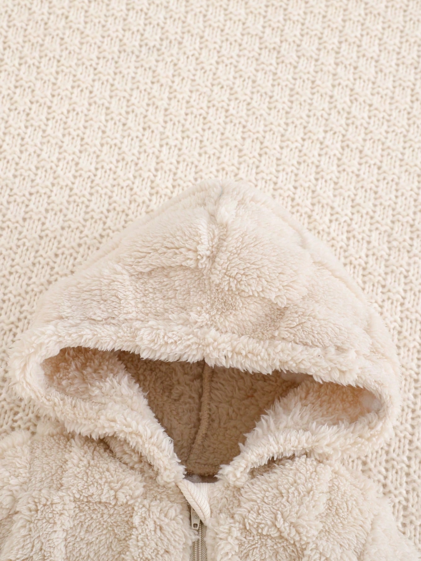 Cozy Pixies Baby Boy Panda Pattern Thickened Hooded Long Sleeve Sleepwear Jumpsuit For Autumn/Winter