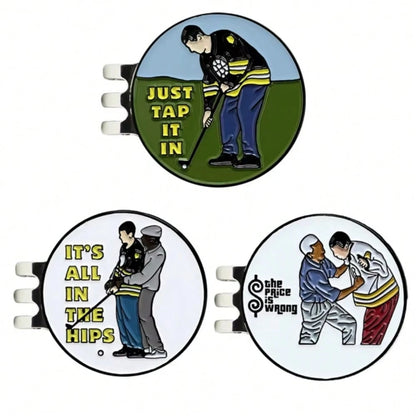Creative Designed Golf Ball Marker Set, Golf Ball Markers, Golf Accessories, Magnetic