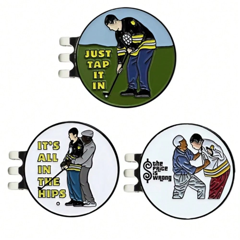 Creative Designed Golf Ball Marker Set, Golf Ball Markers, Golf Accessories, Magnetic