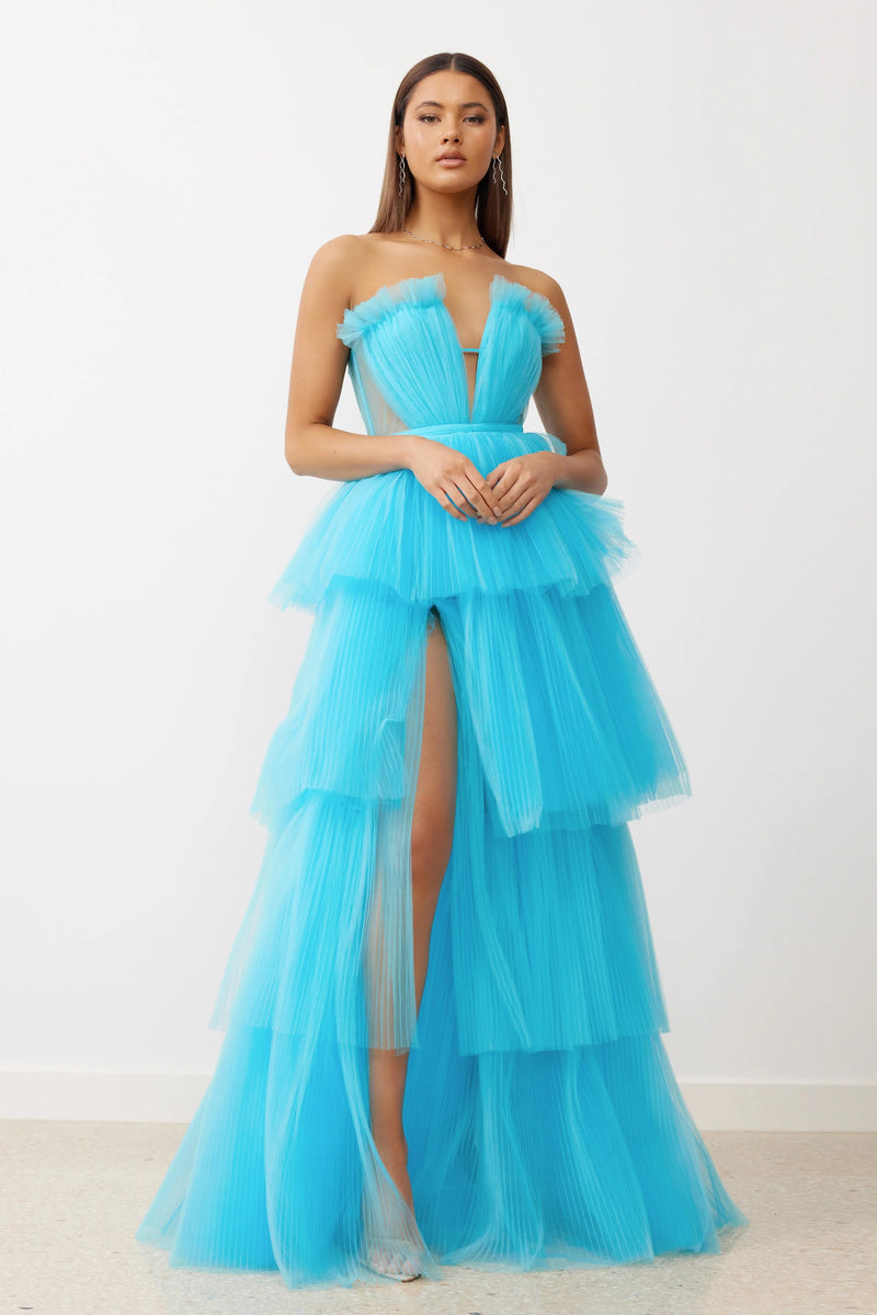 Cruz Dress - Turquoise - SHOPJAUS - JAUS