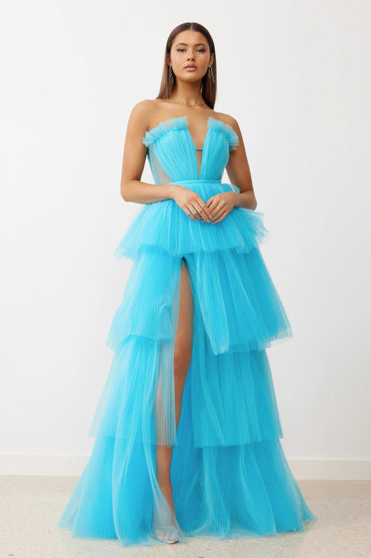 Cruz Dress - Turquoise - SHOPJAUS - JAUS