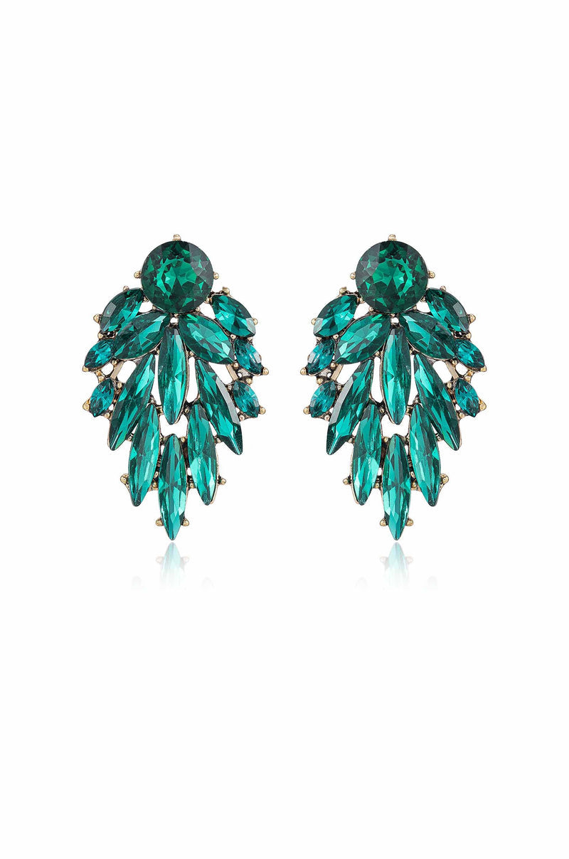 Cry Me A River Earrings - Emerald