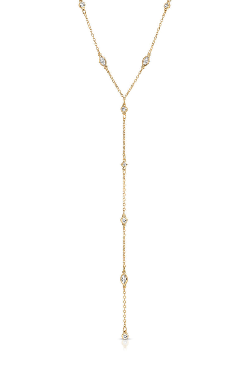 Crystal Dotted Necklace - SHOPJAUS - JAUS