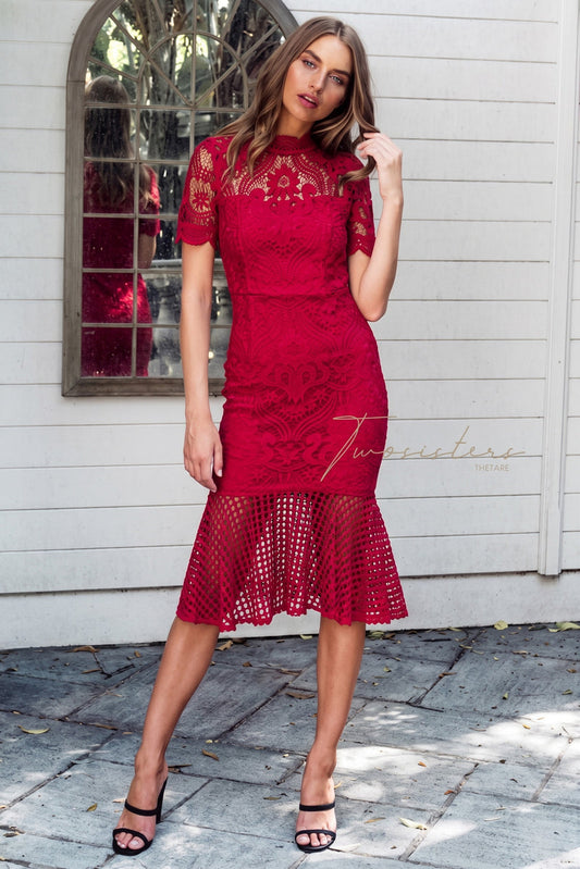 Crystal Dress - Red