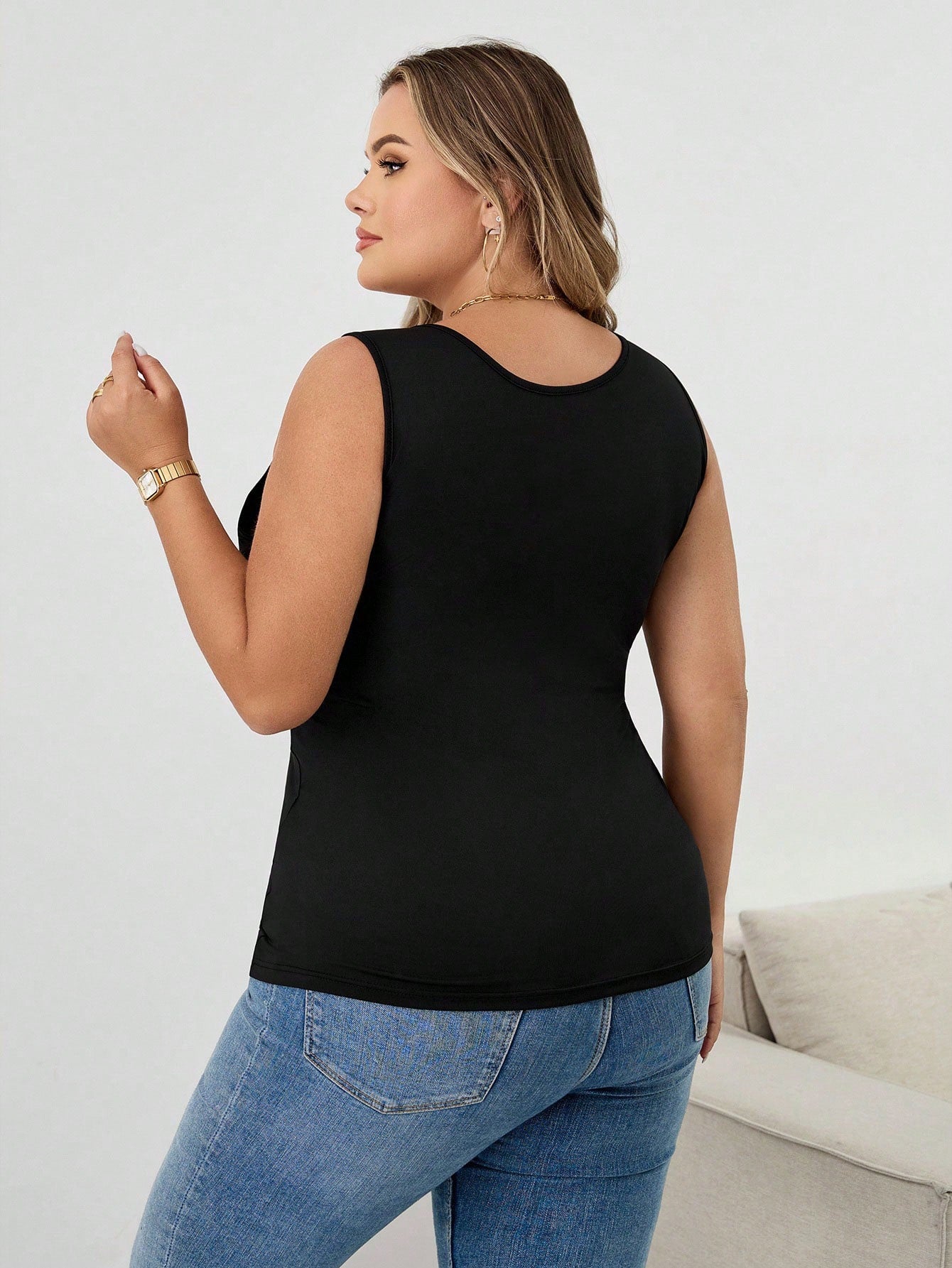 CURVE+ 2PCS Plus Size Tank Tops & Camis
